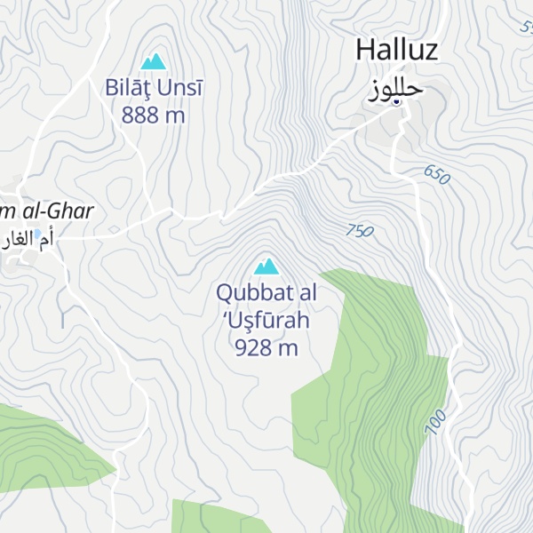 Map of Qubbat al ‘Uşfūrah