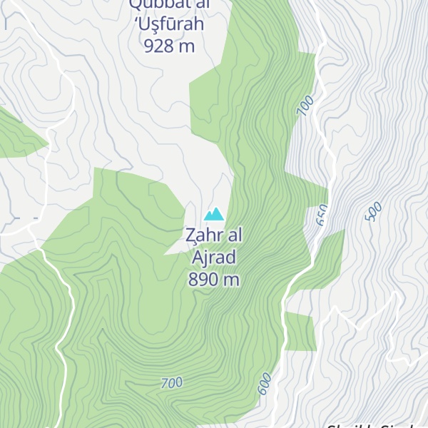 Map of Z̧ahr al Ajrad