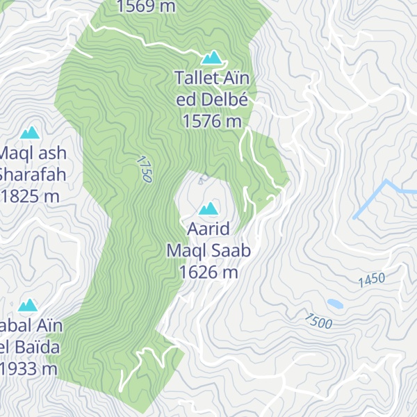 Map of Aarid Maql Saab