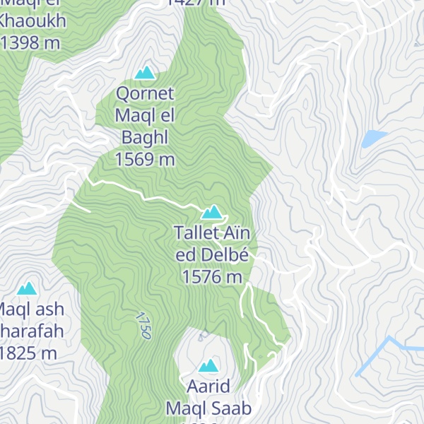 Map of Tallet Aïn ed Delbé