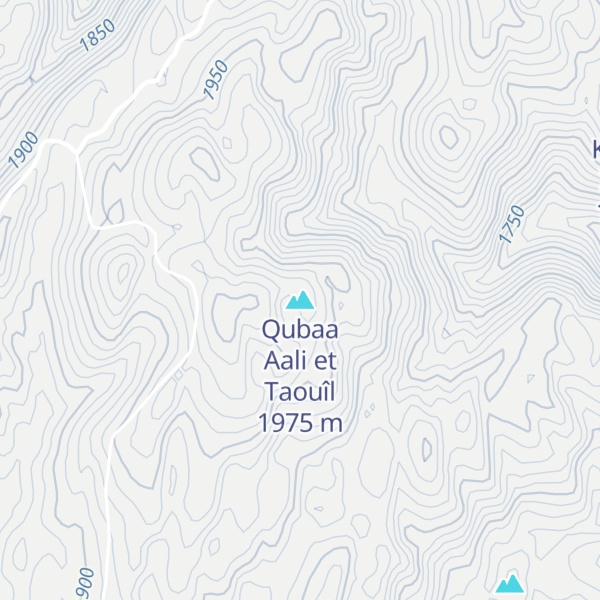 Map of Qubaa Aali et Taouîl