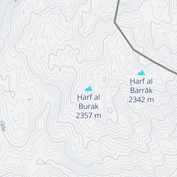 Map of Ḩarf al Burak