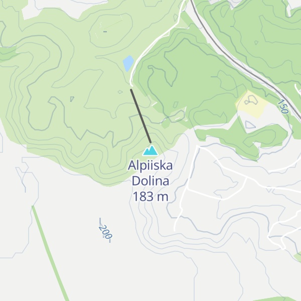 Map of Alpiiska Dolina