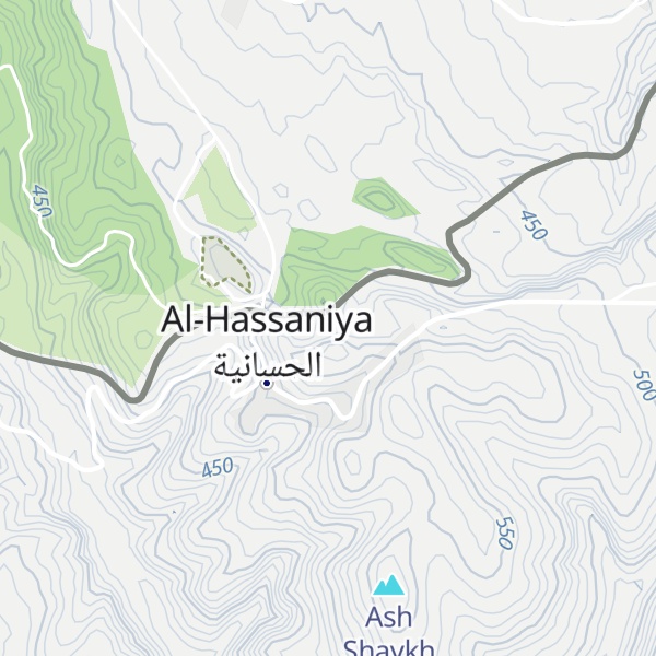 Map of Tallat ash Shaqīf