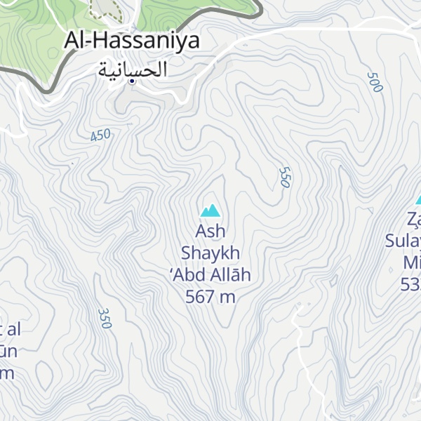Map of Ash Shaykh ‘Abd Allāh