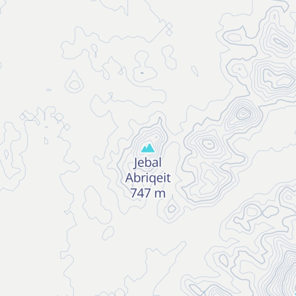 Map of Jebal Abriqeit