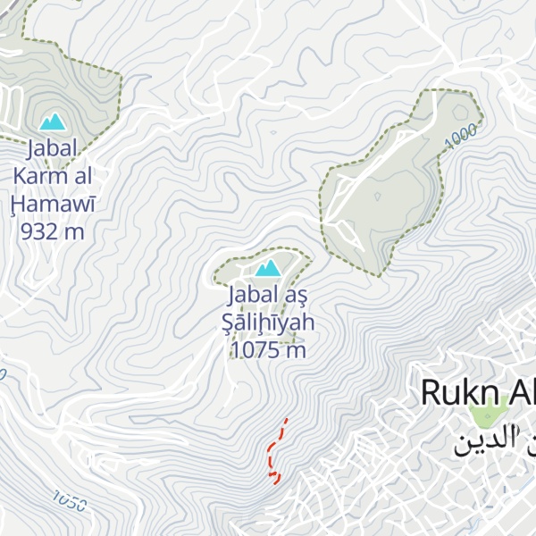 Map of Jabal aş Şāliḩīyah