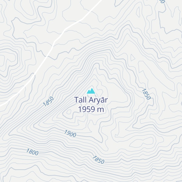 Map of Tall Aryār