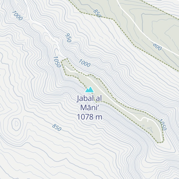 Map of Jabal al Māni‘