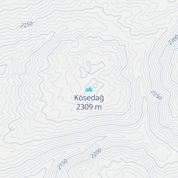Map of Kösedağ