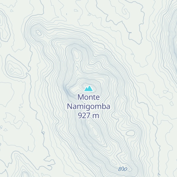 Map of Monte Namigomba