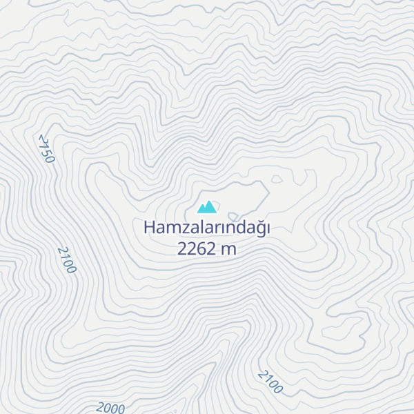 Map of Hamzalarındağı
