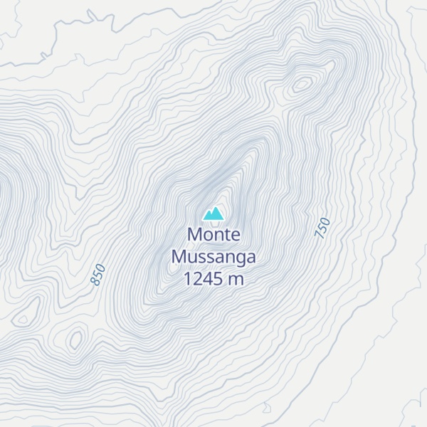 Map of Monte Mussanga