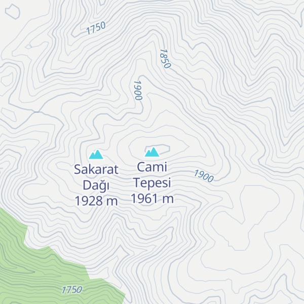 Map of Cami Tepesi