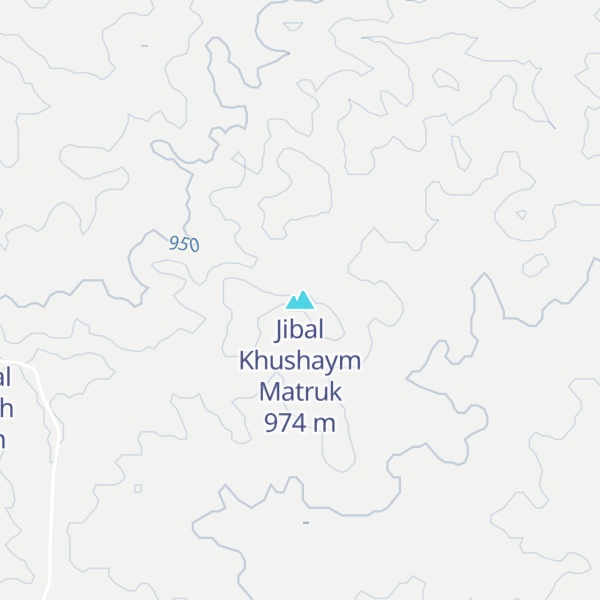 Map of Jibal Khushaym Matruk