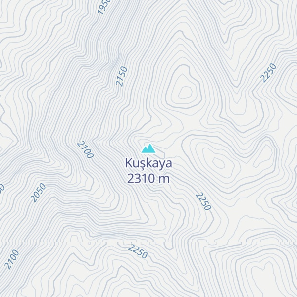 Map of Kuşkaya