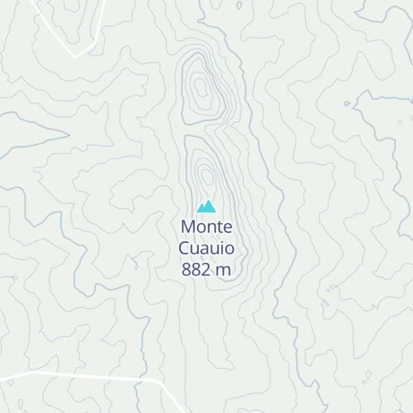 Map of Monte Cuauio