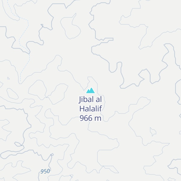 Map of Jibal al Halalif