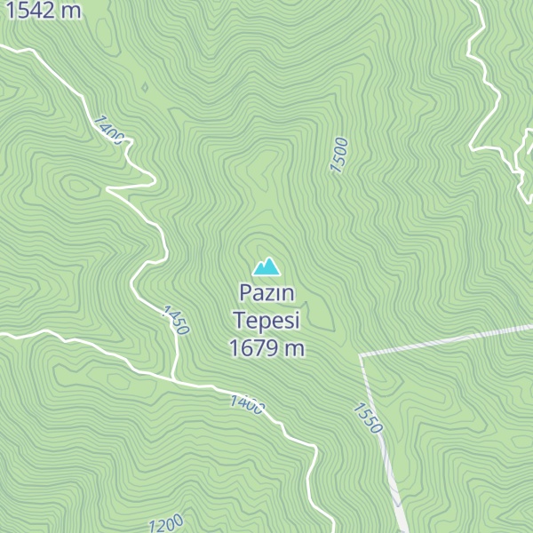Map of Pazın Tepesi