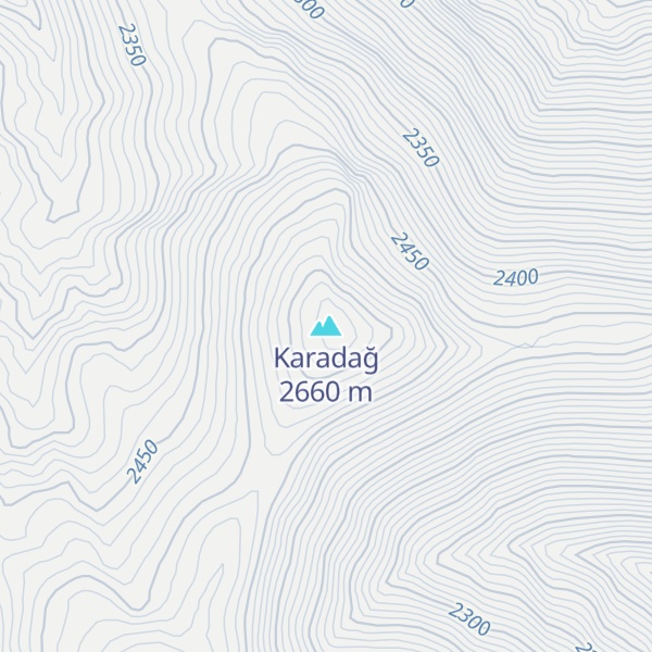 Map of Karadağ