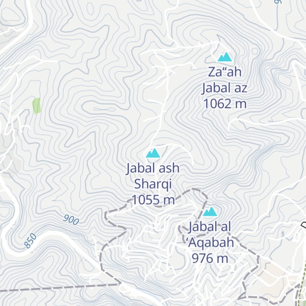 Map of Jabal ash Sharqi