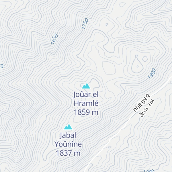 Map of Joûar el Hramlé