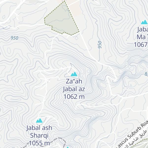 Map of Za‘‘ah Jabal az