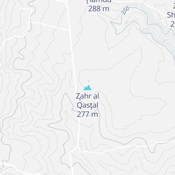 Map of Z̧ahr al Qasţal