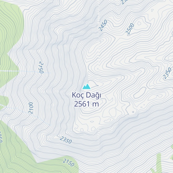 Map of Koç Dağı