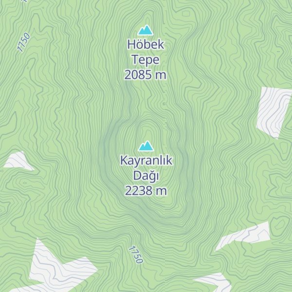 Map of Kayranlık Dağı
