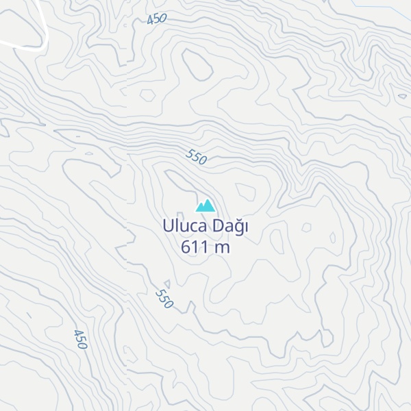 Map of Uluca Dağı