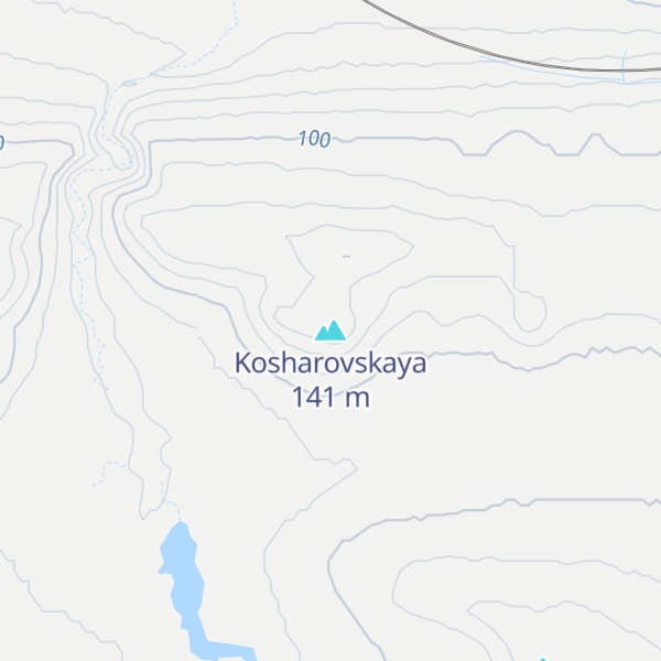 Map of Kosharovskaya