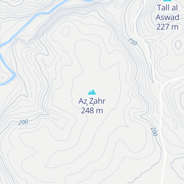 Map of Az̧ Z̧ahr