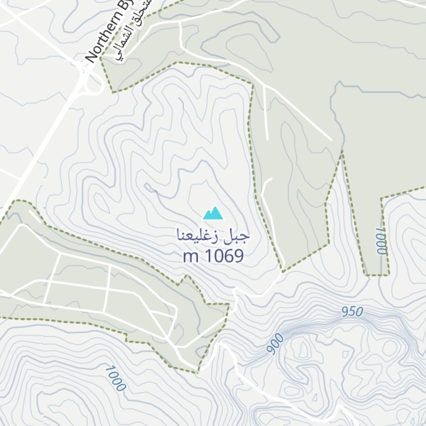 Map of جبل زغليعنا