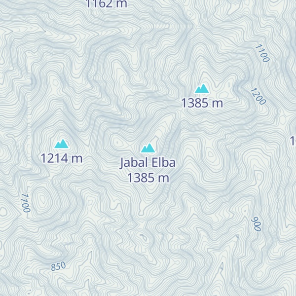 Map of Jabal Elba