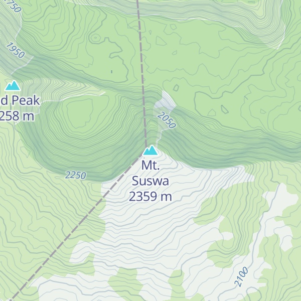 Map of Mt. Suswa