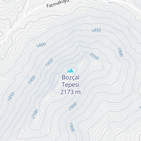 Map of Bozçal Tepesi