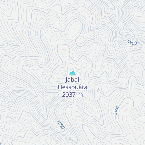 Map of Jabal Hessouâta