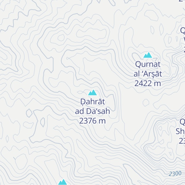Map of Ḑahrāt ad Da‘sah