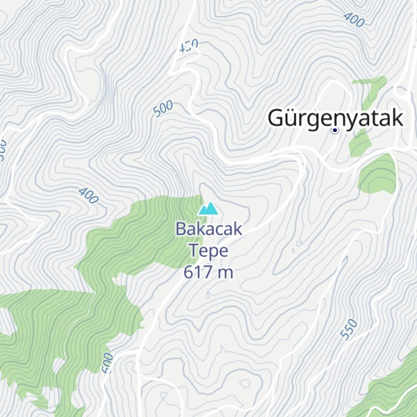Map of Bakacak Tepe