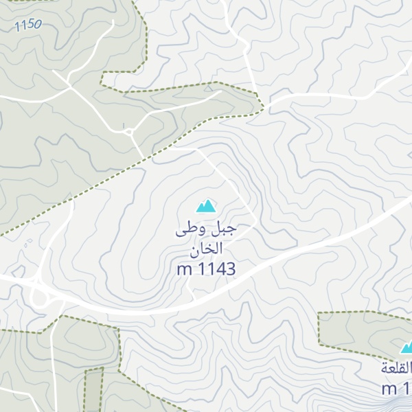 Map of جبل وطى الخان