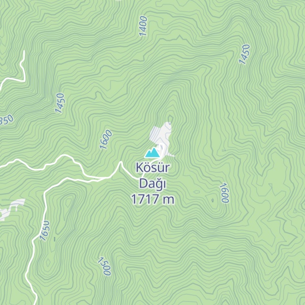 Map of Kösür Dağı