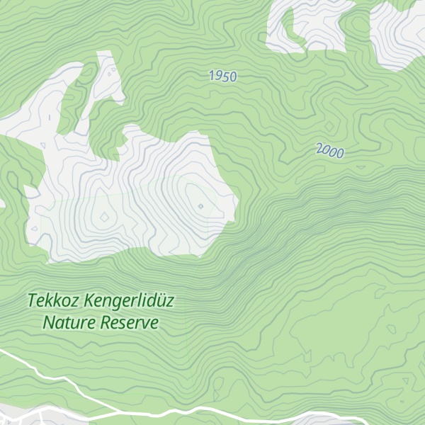 Map of Dumanlı Dağı