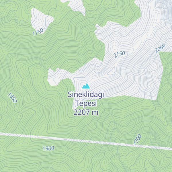 Map of Sineklidağı Tepesi