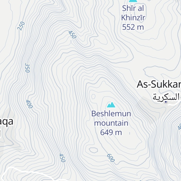 Map of Jabal al ‘Āliyah