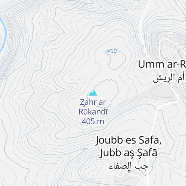 Map of Z̧ahr ar Rūkandī
