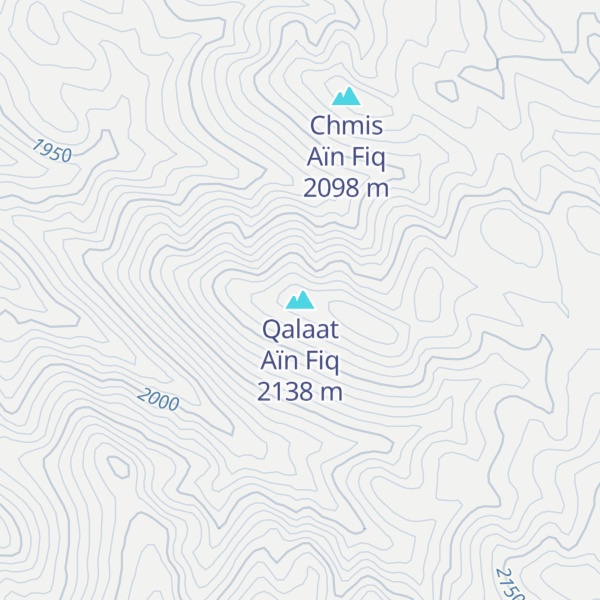 Map of Qalaat Aïn Fiq