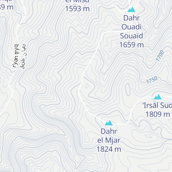 Map of Sarj Ouadi Saoura