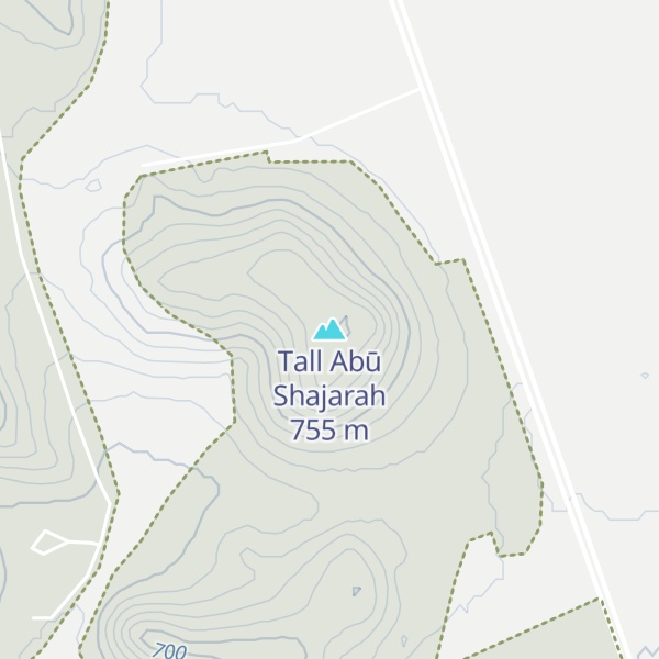 Map of Tall Abū Shajarah