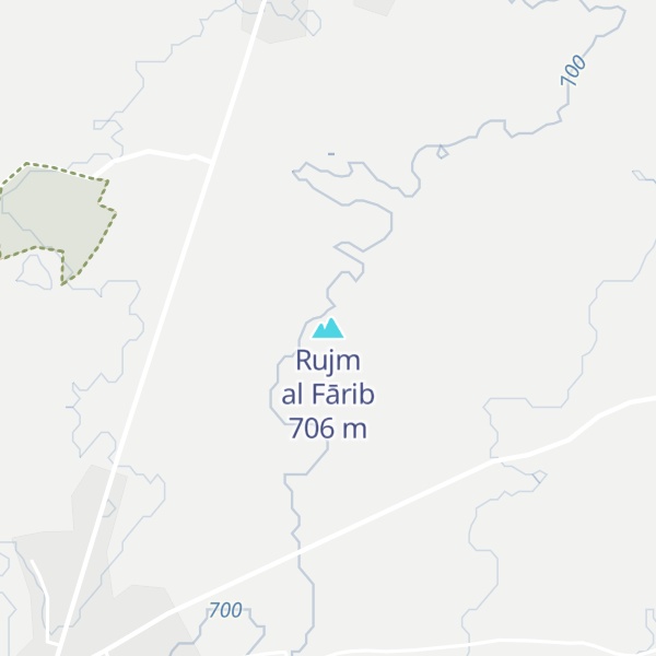 Map of Rujm al Fārib
